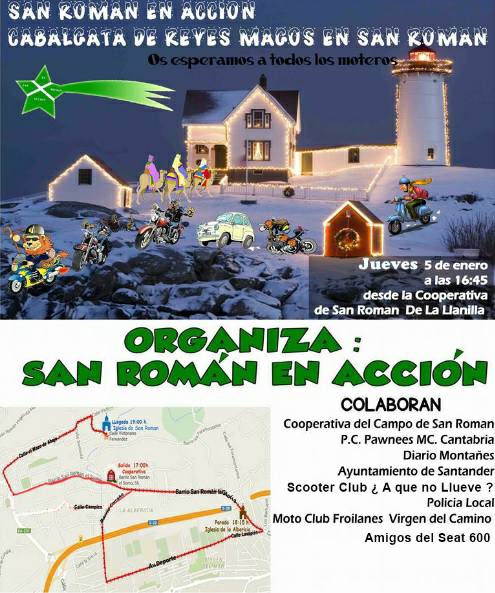 Cabalgata de Reyes en San Román de la Llanilla 2017