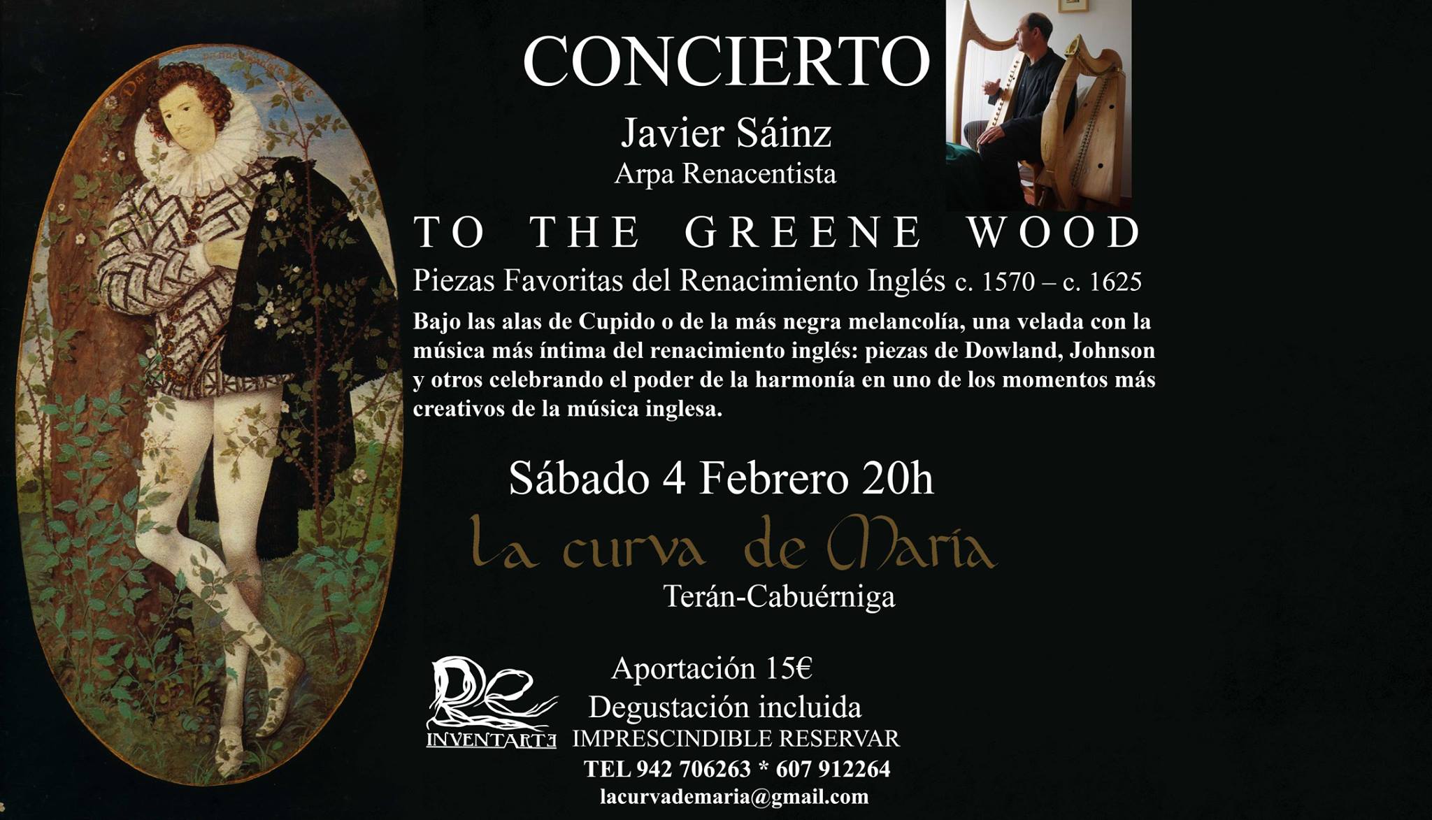 Concierto de Arpa Renacentista en Terán de Cabuérniga