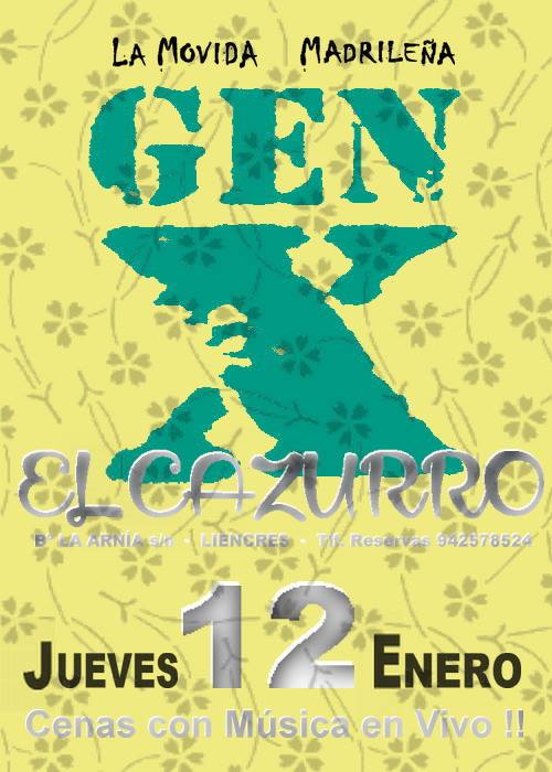 Concierto de Gen X en el Cazurro de Liencres