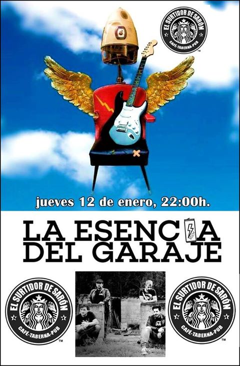 Concierto de La Esencia del Garaje en el Surtidor de Sarón