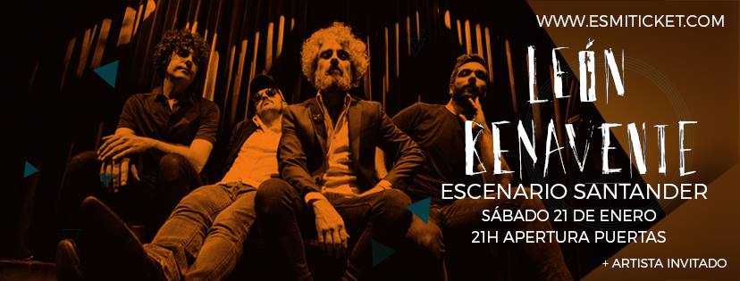 Concierto de León Benavente en Escenario Santander
