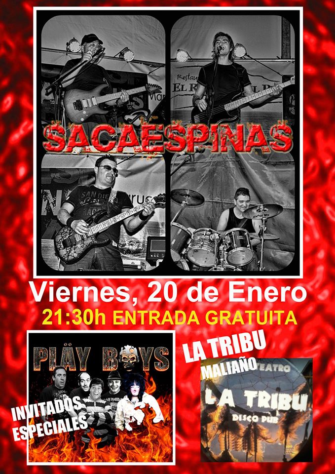 Concierto de Sacaespinas y Play Boys en La Tribu de Maliaño