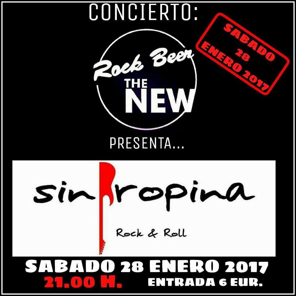 Concierto de Sin Propina en el Rock Beer The New de Santander