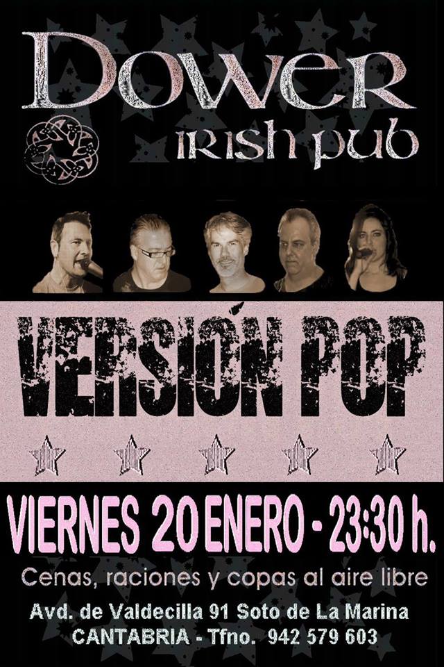 Concierto de Versión Pop en el Dower de Soto de la Marina
