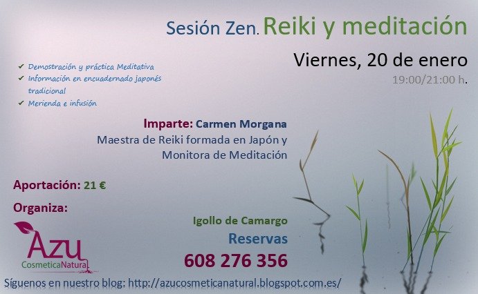Sesión Zen. Reiki y Meditación en Igollo de Camargo