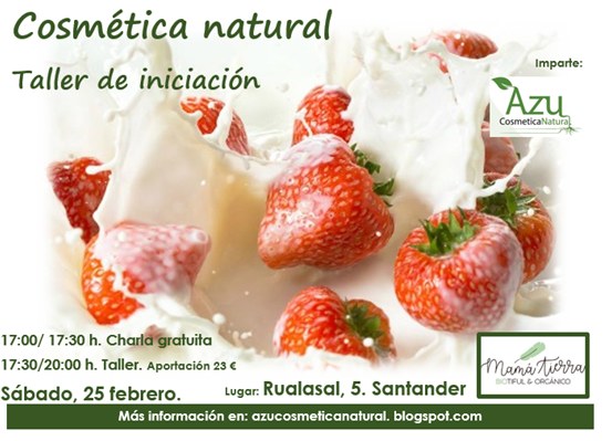 TALLER DE COSMÉTICA NATURAL EN SANTANDER