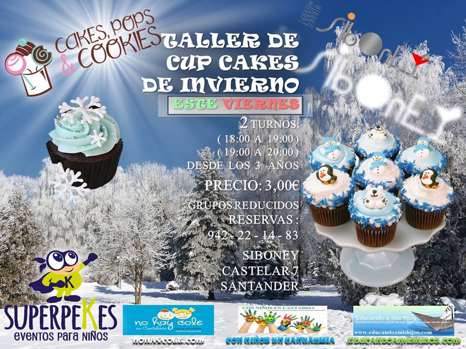 Taller de Cup Cakes en el Siboney de Santander