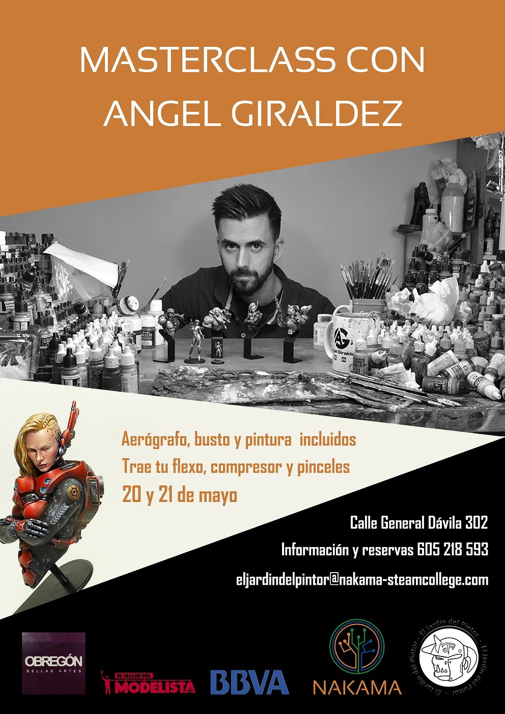 Taller de inicio en pintura de miniaturas en Santander