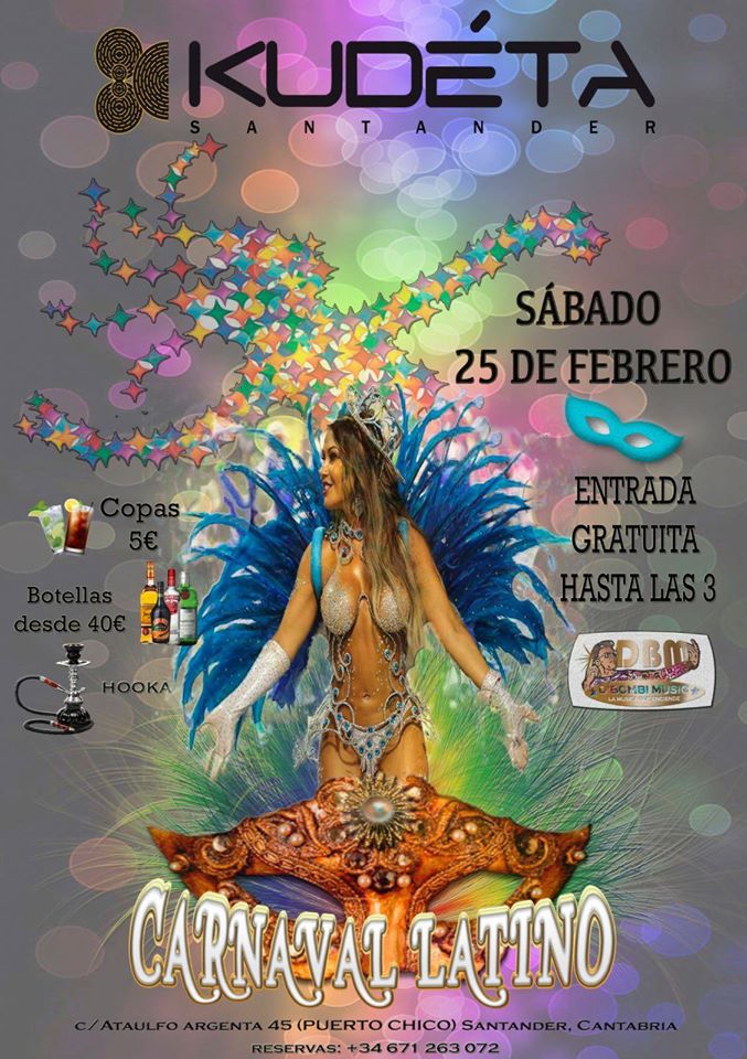 Carnaval Latino en el Kudeta de Santander