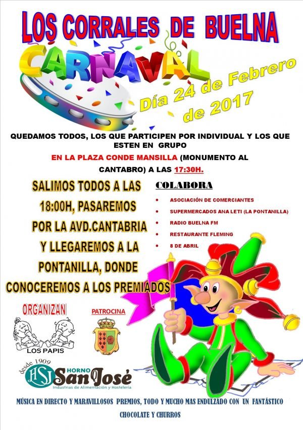Carnaval en Los Corrales de Buelna 2017