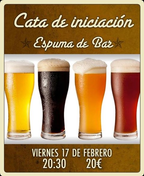 Cata de cervezas en Espuma de Bar en Santander