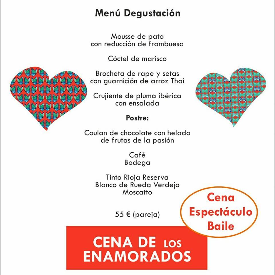 Cena y espectáculo de San Valentín en La Proa de Raos