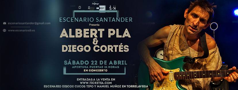 Concierto de Albert Pla y Diego Cortés en Escenario Santander