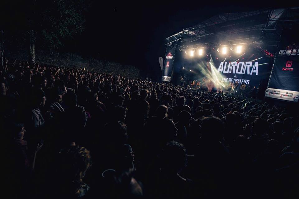 Concierto de Aurora and the Betrayers en la Sala Cantabria de Santander