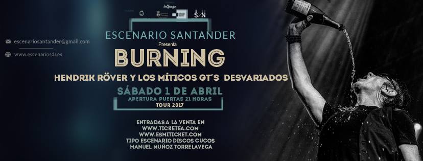Concierto de Burning en Escenario Santander