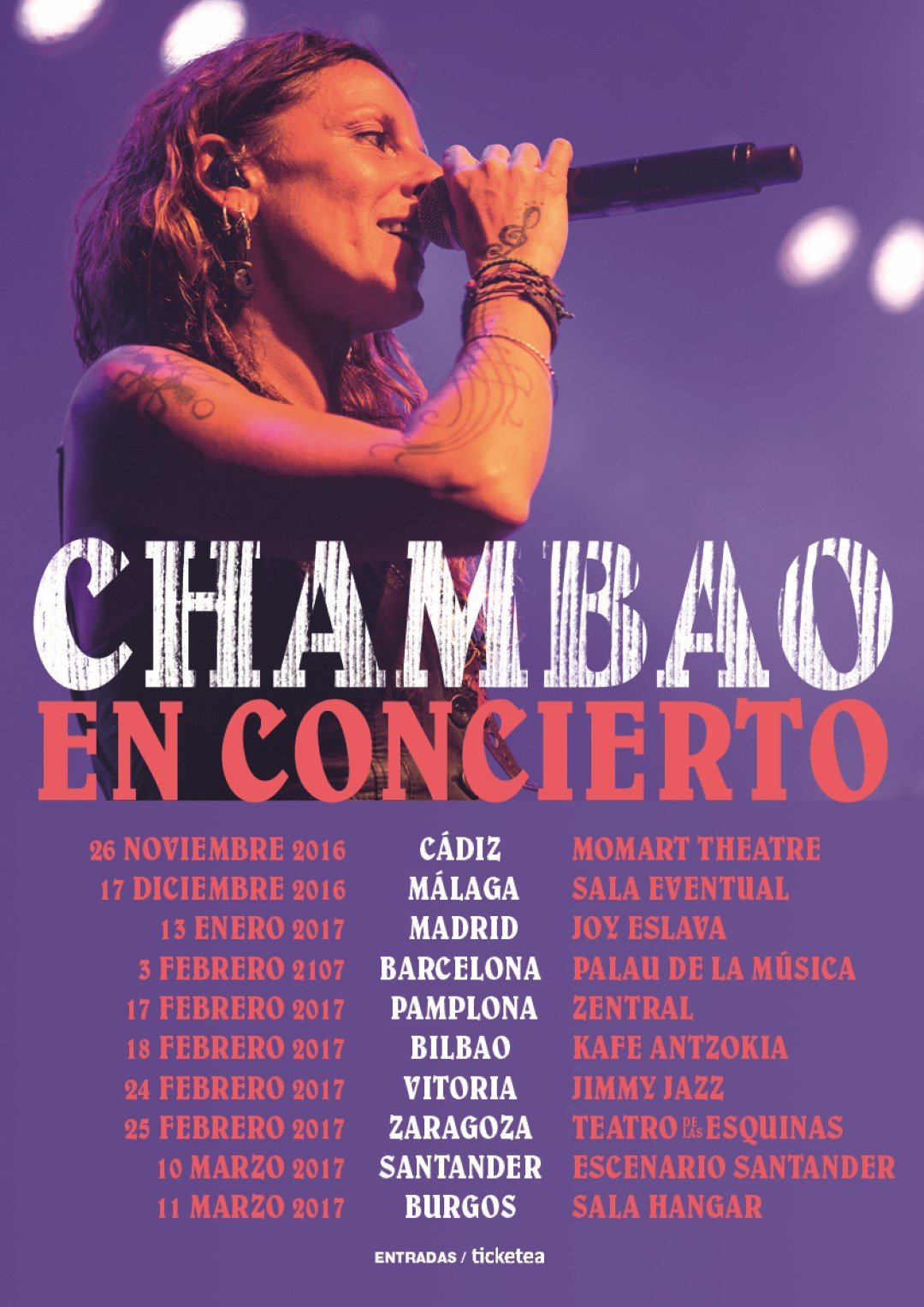 Concierto de Chambao en Escenario Santander