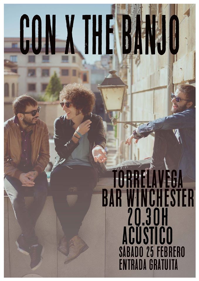 Concierto de Con X the Banjo en el Winchester de Torrelavega