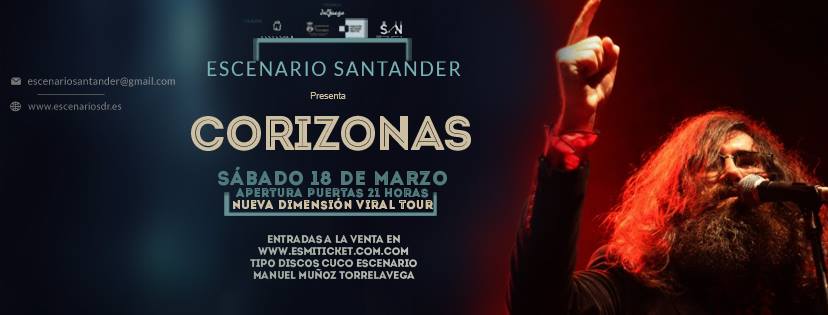 Concierto de Corizonas en Escenario Santander