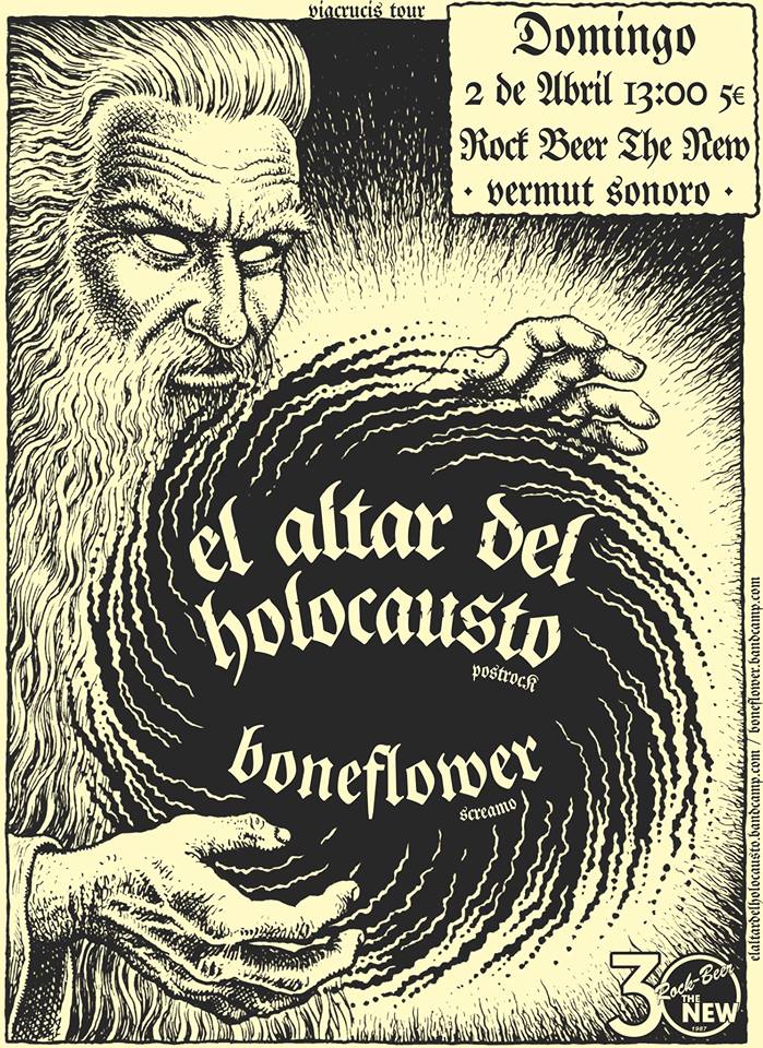 Concierto de El Altar Del Holocausto + Boneflower en el Rock Beer the New de Santander