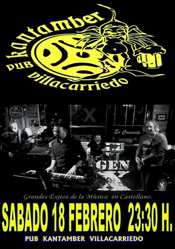 Concierto de Gen X en el Kantamber de Villacarriedo