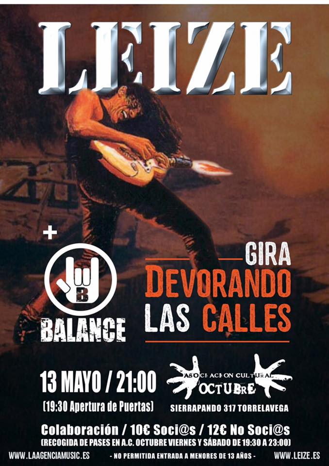 Concierto de Leize en A.C. Octubre de Torrelavega