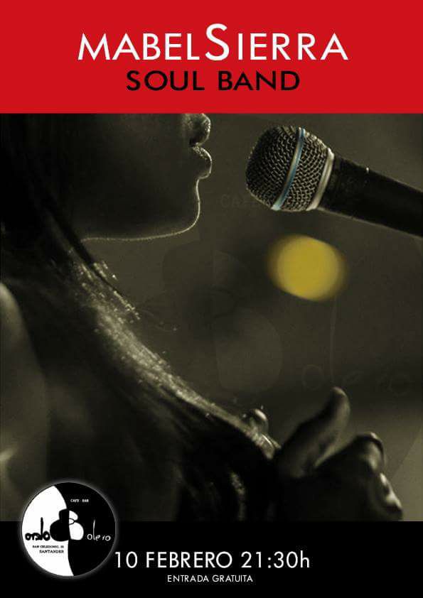 Concierto de Mabel Sierra Soul Band el bar Bolero de Santander