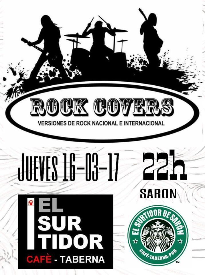 Concierto de Rock Covers en el Surtidor de Sarón