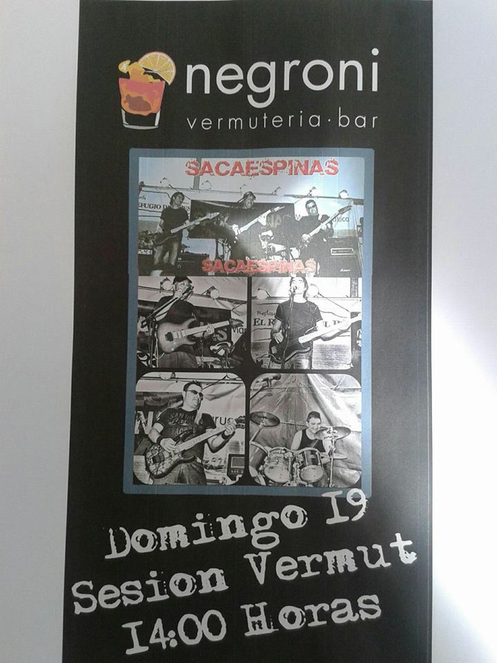 Concierto de Sacaespinas en el Negroni de Mortera