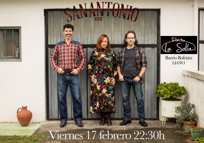 Concierto de Sanantonio Trio en La Solía de Liaño