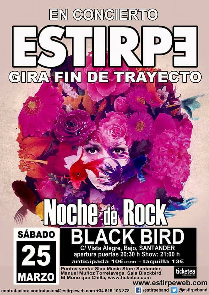 Concierto de Stirpe en el Black Bird de Santander