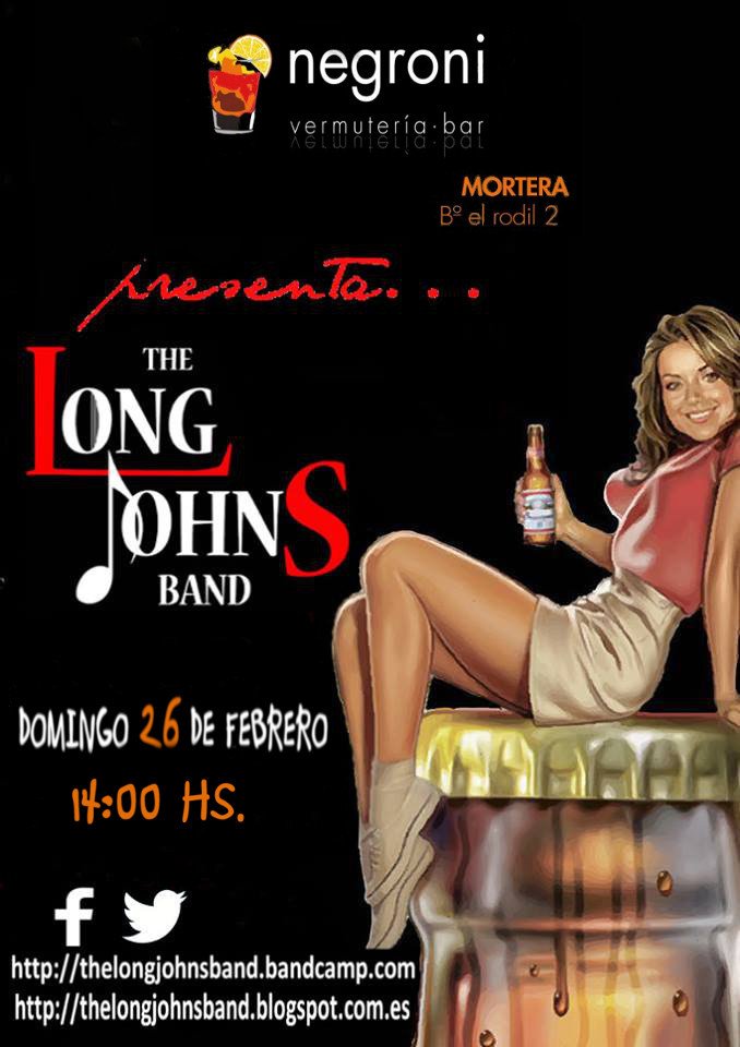 Concierto de The Long Johns Band en el Negroni de Mortera