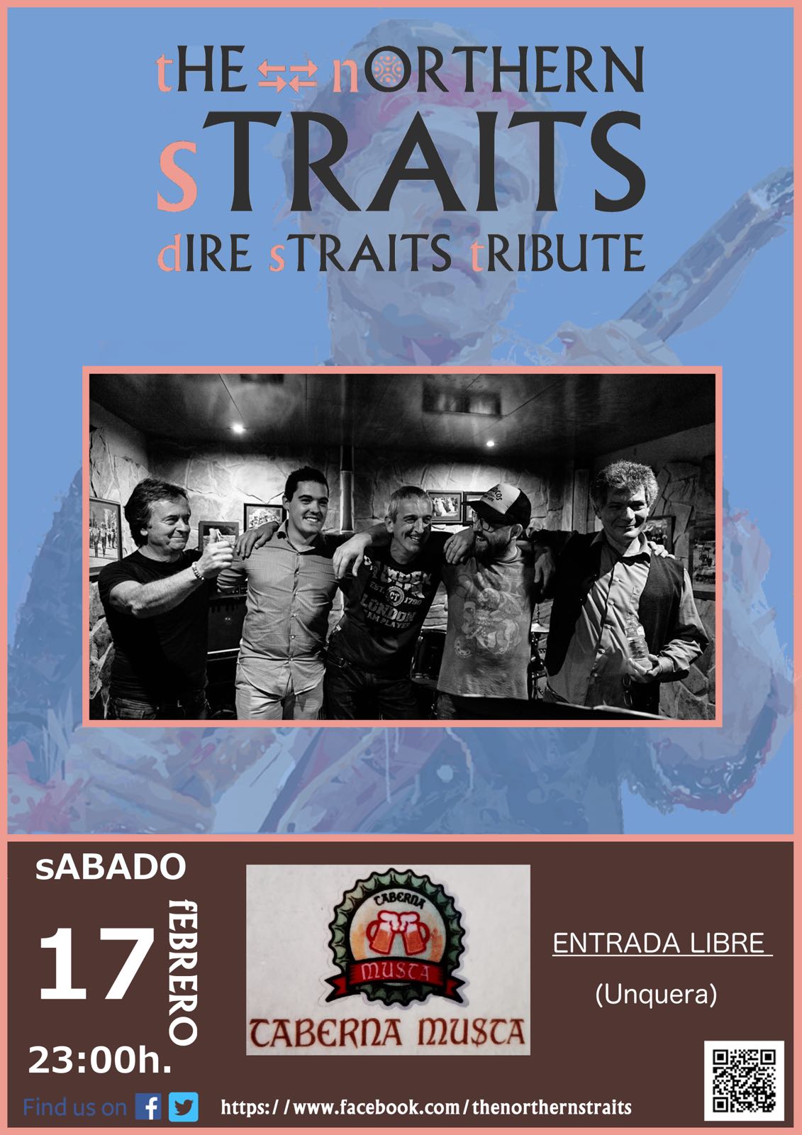 Concierto de The Northern Straits en la Taberna Musta de Unquera