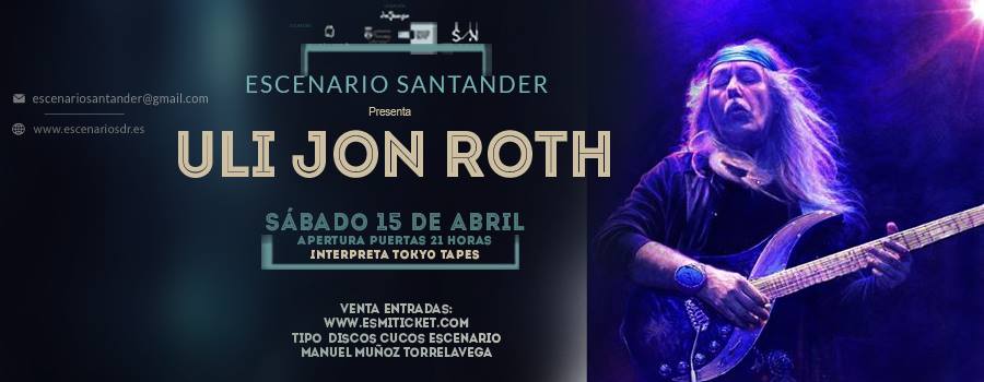 Concierto de Uli Jon Roth en Escenario Santander
