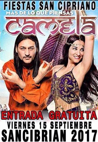 Concierto gratuito de Camela en Sancibrian