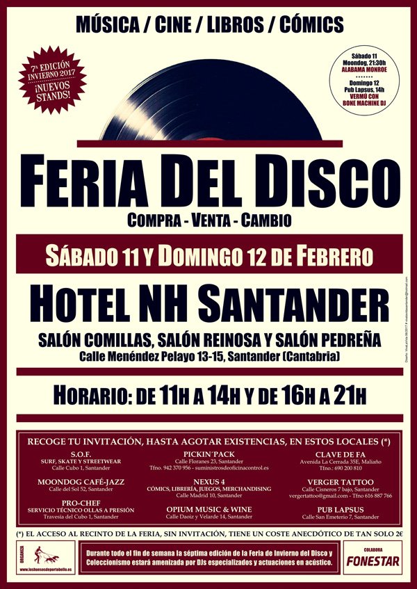 Feria del disco en el hotel NH de Santander