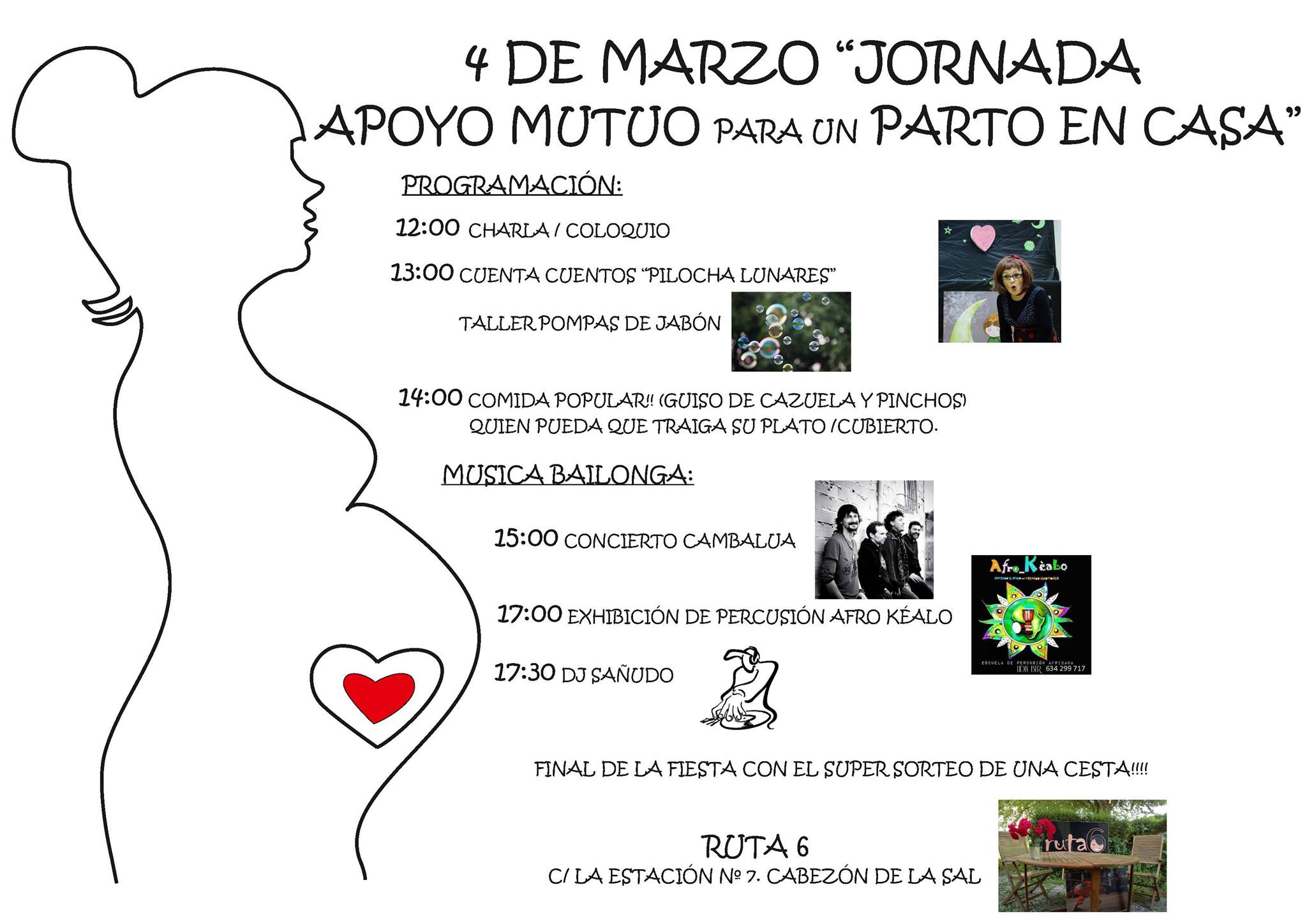 Jornada de Apoyo mutuo Para un Parto en Casa en Cabezón de la Sal