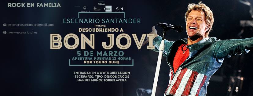 Rock en Familia Descubriendo a BON JOVI en Escenario Santander