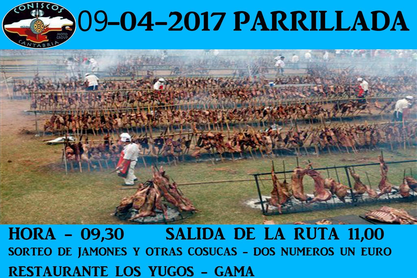 Ruta y parrillada motera en Gama