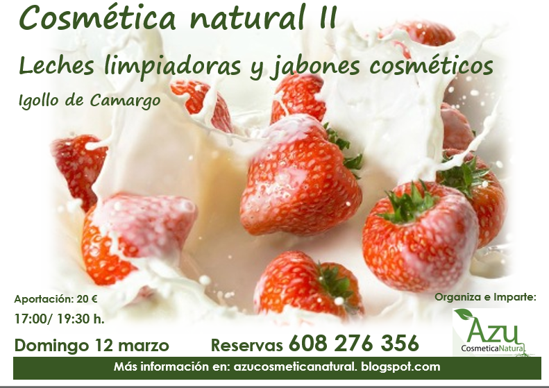 Taller de cosmética natural en Igollo de Camargo