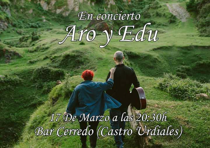 Concierto de Aro y Edu en el bar Cerredo de Castro Urdiales