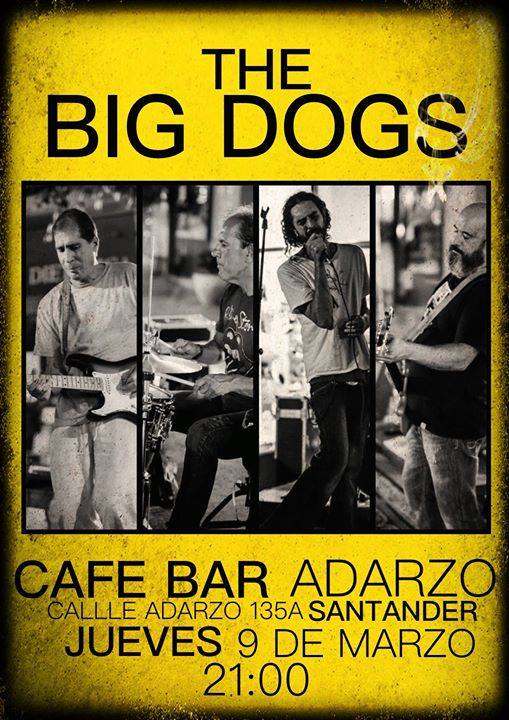 Concierto de Big Dogs en el bar Adarzo de Santander
