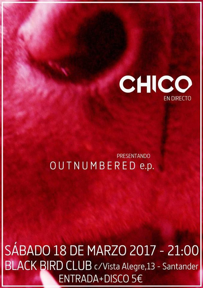 Concierto de Chico en el Black Bird de Santander