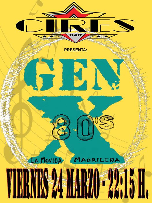 Concierto de Gen X en la cafetería Cires de Astillero