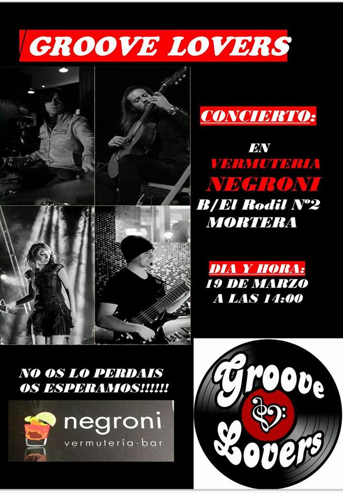 Concierto de Groove Lovers en el Negroni de Mortera