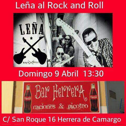 Concierto de Leña en el bar Herrera de Herrera de Camargo