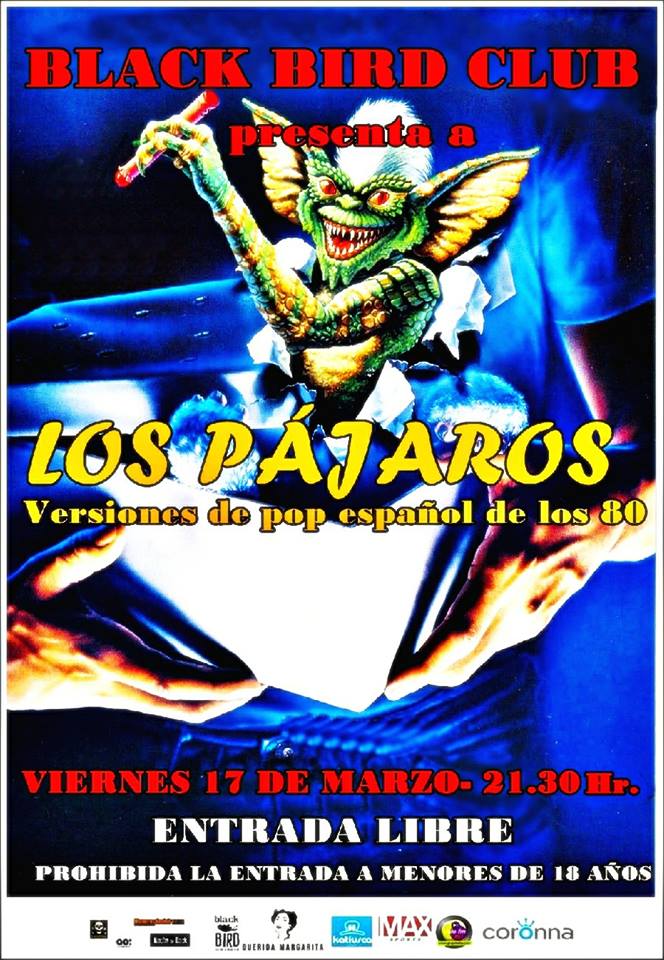 Concierto de Los Pájaros en el Black Bird de Santander