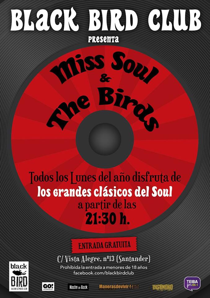 Concierto de Miss Soul & the Birds en el Black Bird de Santander