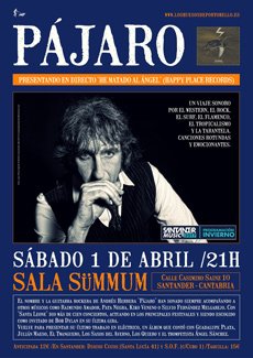 Concierto de Pájaro en el Summum de Santander