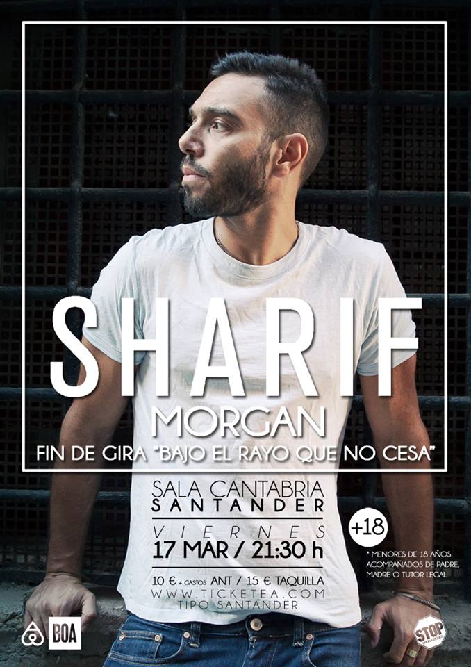 Concierto de Sharif en la Sala Cantabria de Santander