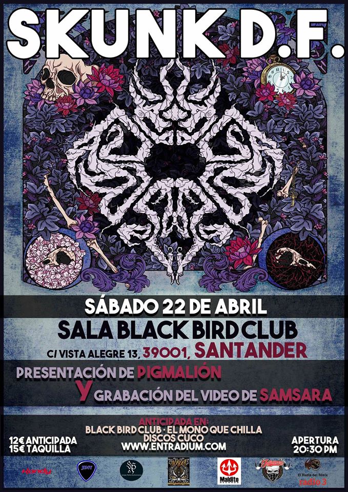 Concierto de Skunk D. F. en el Black Bird de Santander